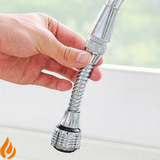 GRIFO EXTENSIBLE DE ACERO PARA COCINA